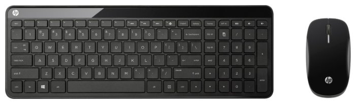 Клавиатура и мышь HP P0Q51AA C6020 Wireless Desktop Black USB (фото modal 1)