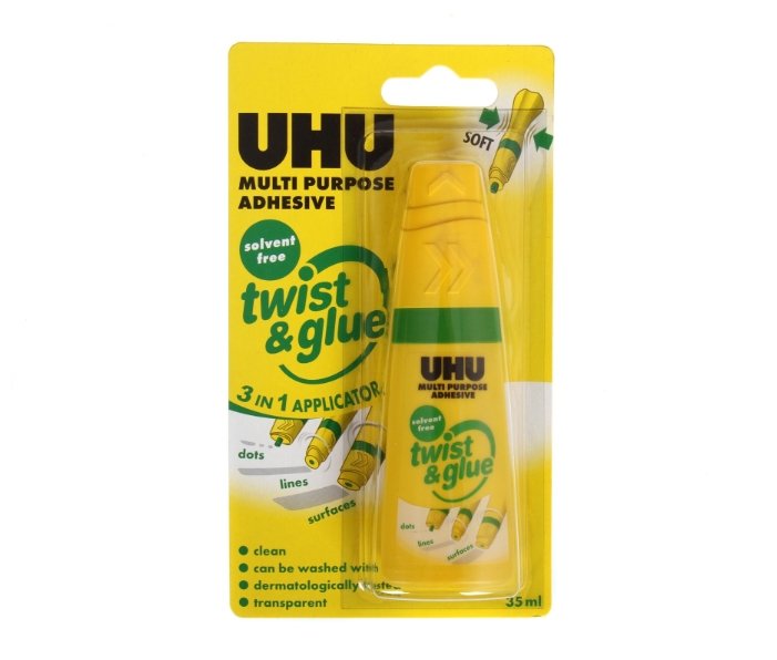 Клей универсальный UHU Twist&Glue solvent free 40225 (фото modal 3)