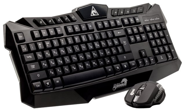 Клавиатура и мышь Xtrikeme MK-901 Black USB (фото modal 1)