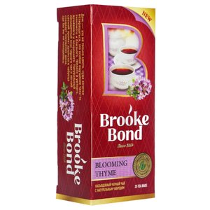 Чай черный Brooke Bond Душистый чабрец ароматизированный в пакетиках (фото modal nav 1)