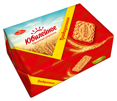 Печенье Юбилейное традиционное в бумажной упаковке, 134 г (фото modal 2)