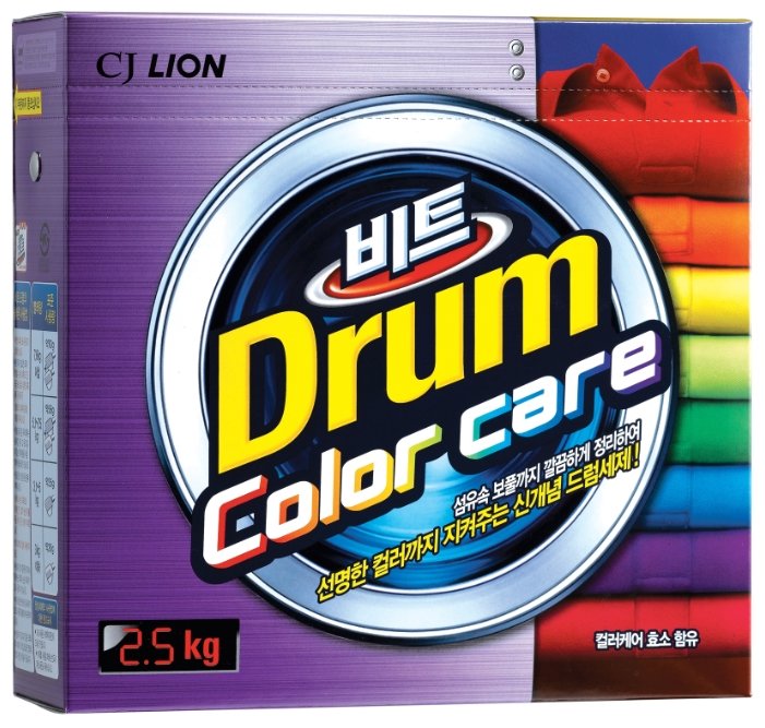 Стиральный порошок Lion Beat Drum Color care (Корея) (фото modal 4)