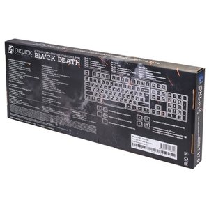 Клавиатура Oklick 717G BLACK DEATH Black USB (фото modal nav 9)