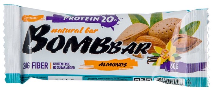 BombBar протеиновый батончик Natural Bar + Vitamin C (60 г)(20 шт.) (фото modal 31)