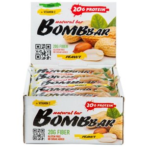 BombBar протеиновый батончик Natural Bar + Vitamin C (60 г)(20 шт.) (фото modal nav 1)