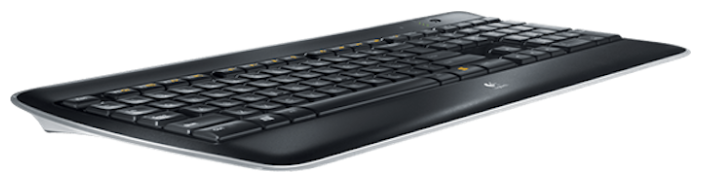 Клавиатура Logitech Wireless Illuminated Keyboard K800 Black USB (фото modal 3)