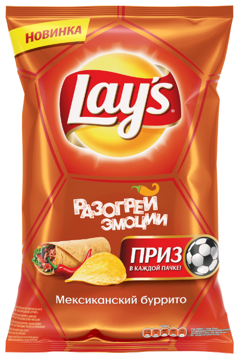 Чипсы Lay's картофельные Мексиканский буррито (фото modal 1)