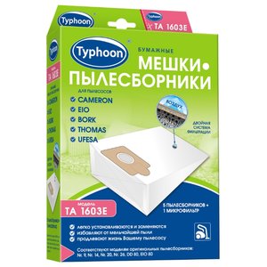Тайфун Бумажные мешки-пылесборники TA 1603E (фото modal nav 1)