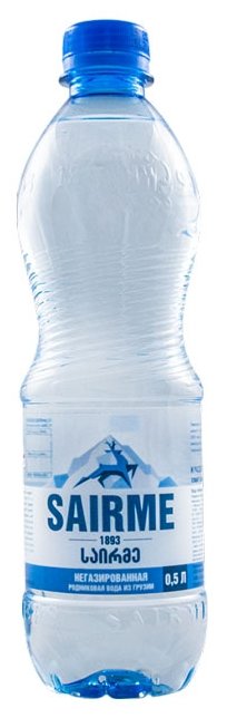 Вода минеральная питьевая Sairme негазированная ПЭТ (фото modal 1)