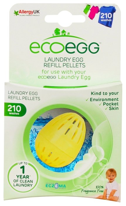 Сменные гранулы для шаров для стирки Ecoegg Без запаха (наполнитель) (фото modal 2)