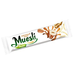 Ореховый батончик Muesli plus в белой и темной глазури Ореховый микс, 6 шт (фото modal nav 1)