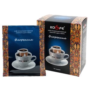 Молотый кофе KO&FE Флоренсия, в дрип-пакетах (фото modal nav 1)