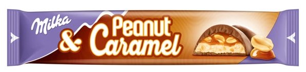 Батончик Milka Peanut Caramel, 37 г (фото modal 1)