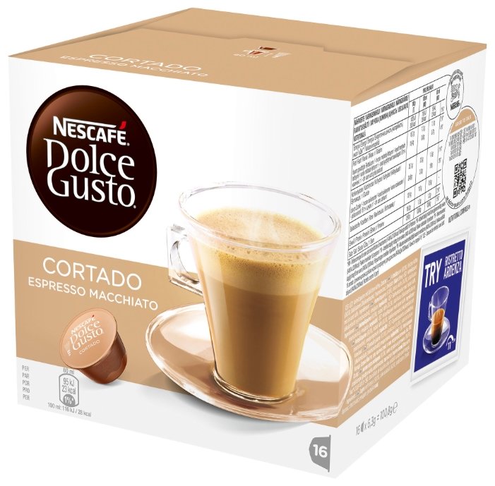 Кофе в капсулах Nescafe Dolce Gusto Cortado (16 шт.) (фото modal 2)