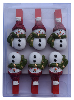 Набор елочных игрушек Феникс Present Снеговики в шарфиках (41830) (фото modal 2)