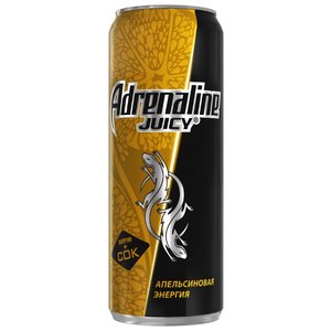 Энергетический напиток Adrenaline Juicy апельсиновая энергия (фото modal nav 1)
