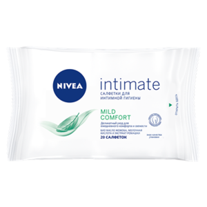 Nivea Влажные салфетки для интимной гигиены Intimate Natural, 20 шт (фото modal nav 1)