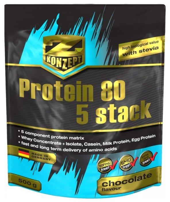 Протеин Z-Konzept Protein 80 5 stack (500 г) (фото modal 1)