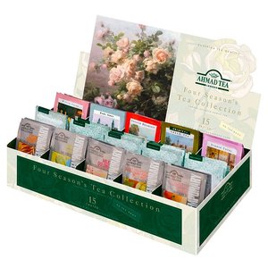 Чай Ahmad Tea Four seasons ассорти в пакетиках подарочный набор (фото modal nav 2)