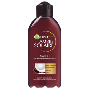 GARNIER Ambre Solaire масло для интенсивного загара с ароматом кокоса SPF 2 (фото modal nav 1)