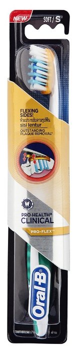 Зубная щетка Oral-B Pro-Health Clinical Pro-Flex: мягкая (фото modal 3)