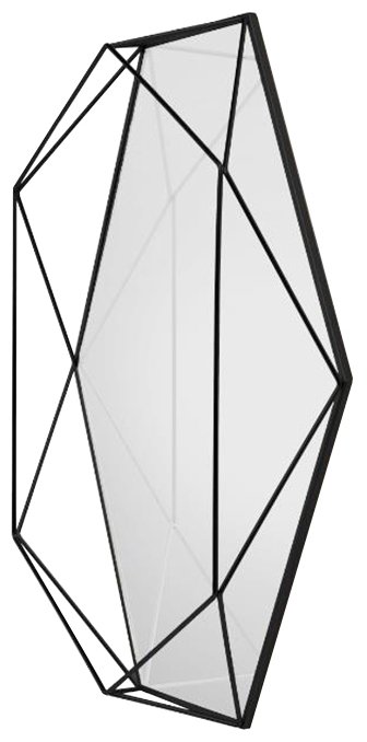 Зеркало Umbra Prisma 43х56.8 черный в раме (фото modal 1)