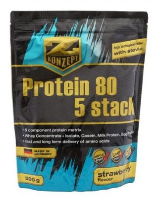 Протеин Z-Konzept Protein 80 5 stack (500 г) (фото modal 2)