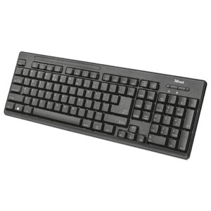 Клавиатура и мышь Trust Ziva Wireless Keyboard with mouse Black USB (фото modal nav 3)