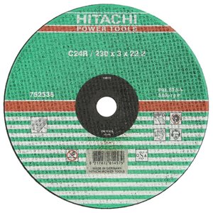 Диск отрезной 230x3x22.2 Hitachi 752535 (фото modal nav 1)