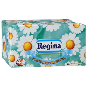 Салфетки Regina косметические Ромашка в коробке ароматизированные 21 х 21 (фото modal nav 1)