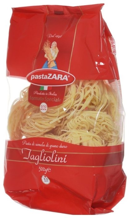 Pasta Zara Макароны Formato Speciali 202 Tagliolini, 500 г (фото modal 1)