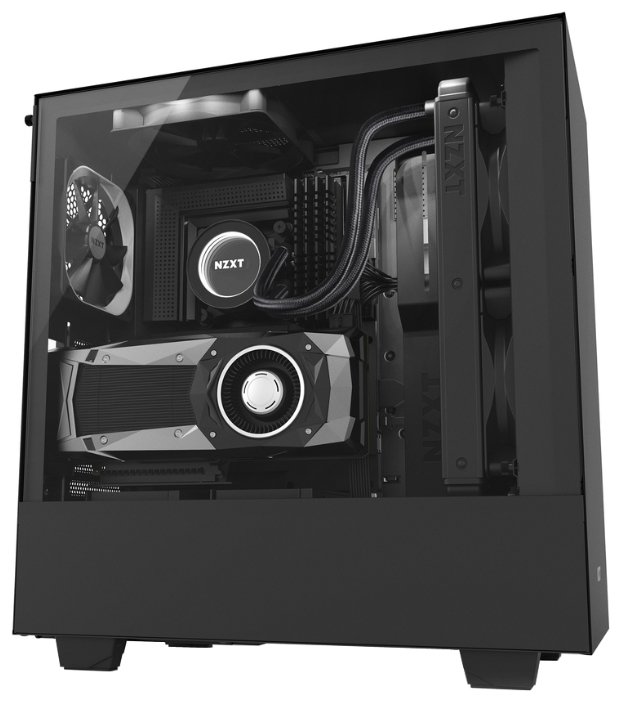Компьютерный корпус NZXT H500i Black (фото modal 3)