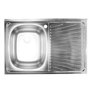 Накладная кухонная мойка OSCAR 50x80 (0.4) (фото modal nav 1)
