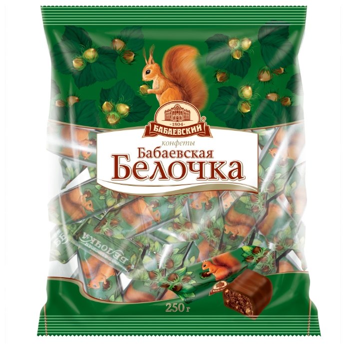 Конфеты Бабаевский Бабаевская Белочка, пакет (фото modal 1)