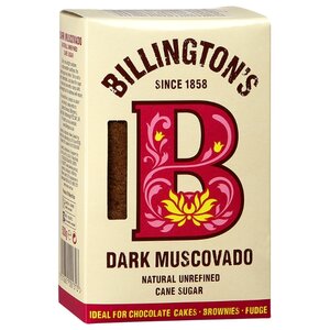 Сахар Billington's Dark Muscovado, картонная коробка (фото modal nav 1)