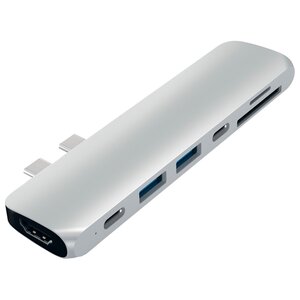 USB-концентратор Satechi Aluminum Type-C Pro Hub Adapter разъемов: 5 (фото modal nav 5)