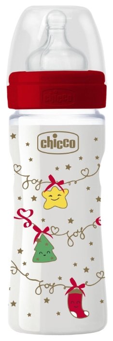 Chicco Бутылочка с соской из силикона Well-Being, средний поток, 250 мл с 2 мес. (фото modal 5)