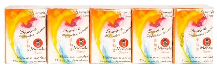 Платочки Maneki Sumi-e с ароматом фруктов (фото modal 1)