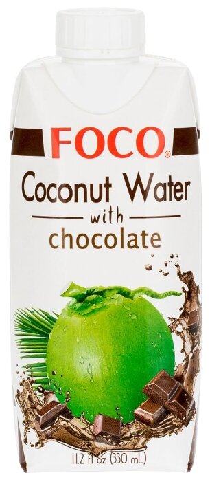 Вода кокосовая FOCO с шоколадом (фото modal 1)