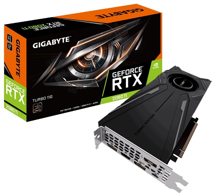 Видеокарта GIGABYTE GeForce RTX 2080 Ti 1545MHz PCI-E 3.0 11264MB 14000MHz 352 bit HDMI HDCP TURBO (фото modal 7)