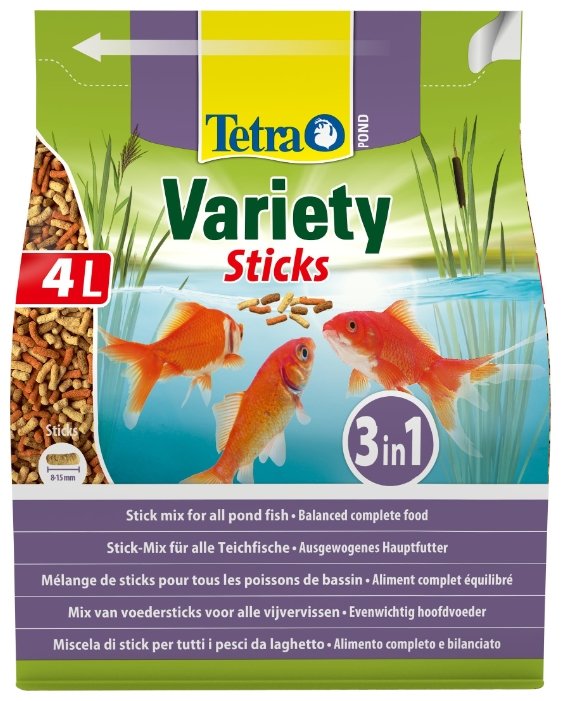 Сухой корм Tetra Pond Variety Sticks для рыб (фото modal 4)
