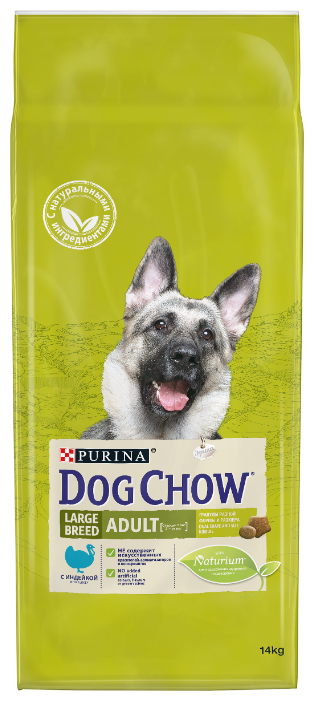 Корм для собак DOG CHOW Adult Large Breed с индейкой для взрослых собак крупных пород (фото modal 5)