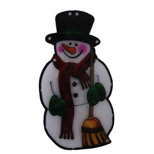 Панно Волшебная страна Снеговик в шарфе (986104) (фото modal nav 1)