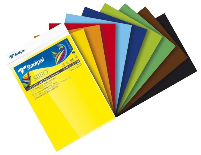 Цветная бумага Sirio Яркие цвета Sadipal, A3, 10 л., 10 цв. (фото modal 1)