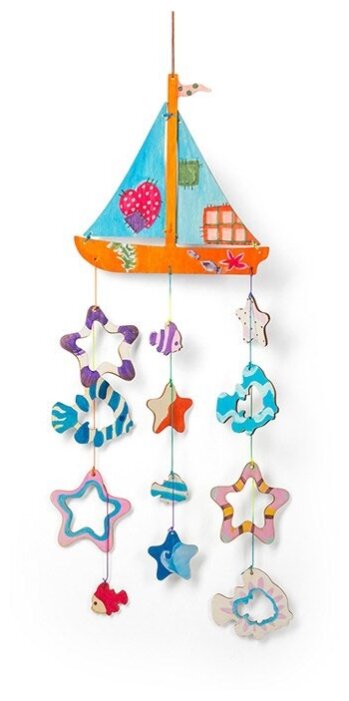 Раскрась и подари набор Сделай сам украшение для комнаты Морское путешествие (Z105) (фото modal 4)