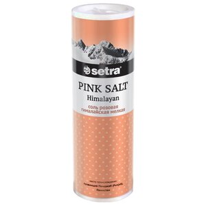 Setra Соль Гималайская розовая мелкая, 250 г (фото modal nav 1)