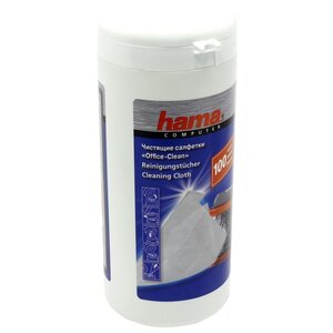 HAMA Cleaning Tissues влажные салфетки 100 шт. для оргтехники (фото modal nav 2)