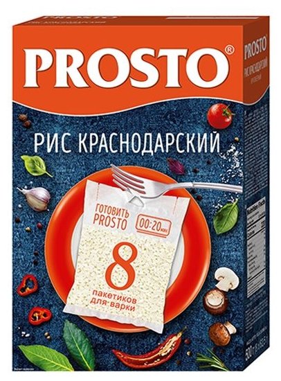 Рис PROSTO круглозерный Краснодарский 500 г (фото modal 1)