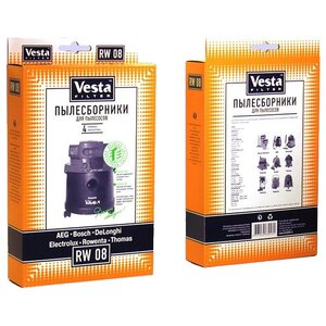 Vesta filter Бумажные пылесборники RW 08 (фото modal nav 2)