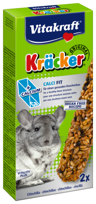 Лакомство для грызунов Vitakraft Kräcker® Original Calci Fit (фото modal 1)